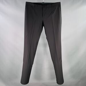DOLCE & GABBANA Size 38 Black Wool Blend Tapered Zip Fly Dress Pants